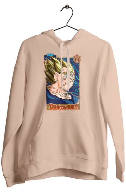 Жіноче худі з принтом "Перли дракона Вегета". Anime, dragon ball, goku, majin vegeta, manga, vegeta, аніме, вегета, манга, перли дракона. 2070702