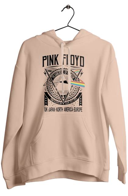 Жіноче худі з принтом "Pink Floyd". Pink floyd, альбом, музика, пінк флойд, рок, рок група. 2070702