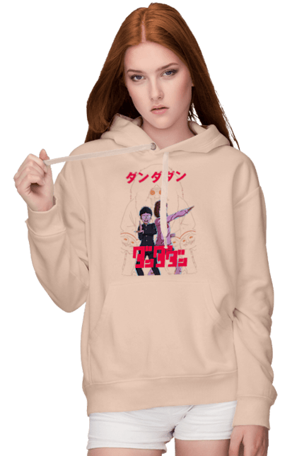 Women`s hoodie with prints Dandadan. Anime, ayase, dandadan, ken takakura, manga, momo ayase, okarun, takakura. 2070702