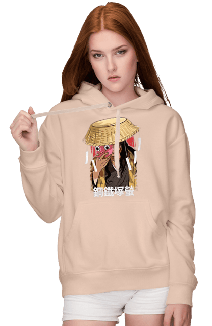 Women's hoodie with prints Demon Slayer Hotaru Haganezuka. Anime, blacksmith, demon slayer, hotaru haganezuka, kimetsu no yaiba, manga. 2070702