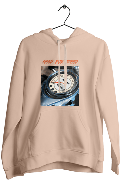 Жіноче худі з принтом "Мото 3". Байкер, дорогая, мотоцикл, ретро, скорость, спидометр, стиль жизни. 2070702