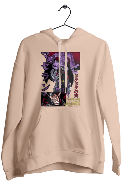 Женское худи с принтом Ван Пис Магеллан. Magellan, one piece, аниме, ван пис, магеллан, манга, пираты соломенной шляпы. 2070702