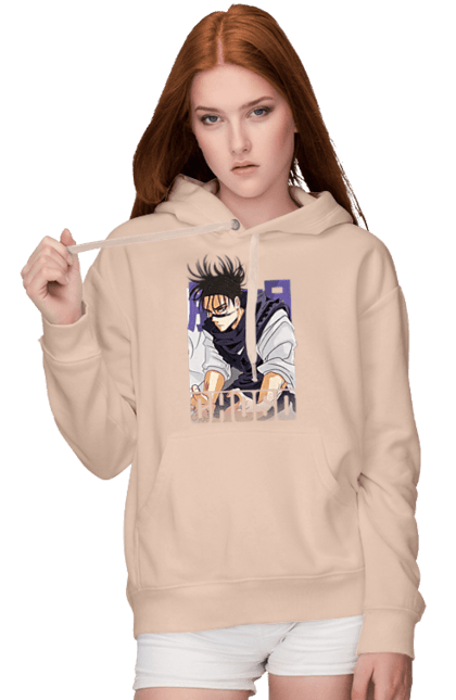 Women's hoodie with prints Jujutsu Kaisen Choso. Anime, anime, choso, dark fantasy, manga, manga, mystic. 2070702