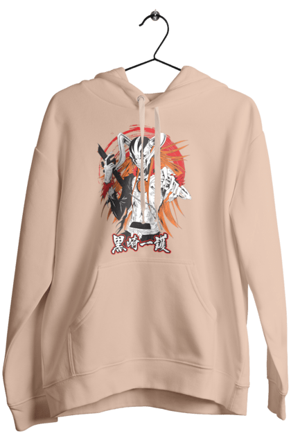 Women's hoodie with prints Bleach Ichigo Kurosaki. Anime, bleach, ichigo, ichigo kurosaki, manga. 2070702