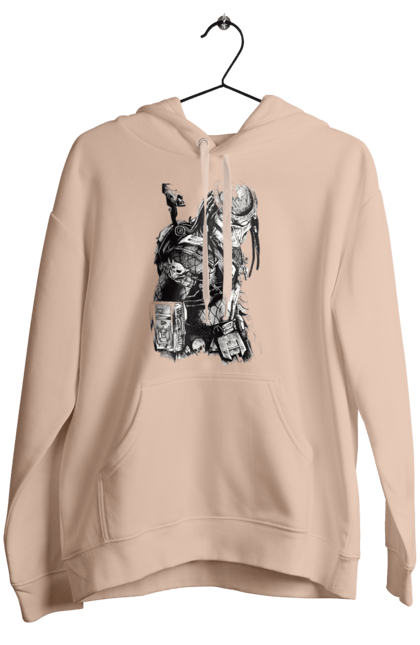 Women's hoodie with prints The Predator. Alien, cinema, film, predator, thriller. 2070702