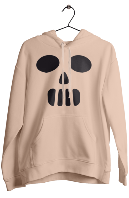 Women's hoodie with prints Halloween pumpkin face. Costume, halloween, holiday, october, october 31, pumpkin, scary, sweets, trick or treat. 2070702