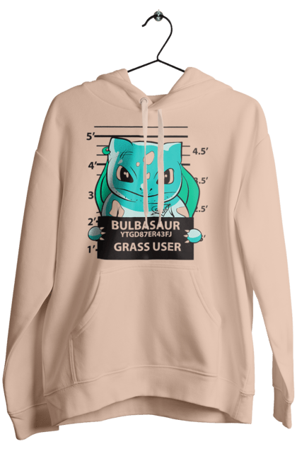 Women's hoodie with prints Pokemon Bulbasaur. Anime, bulbasaur, games, nintendo, pokemon, pokemon go. 2070702