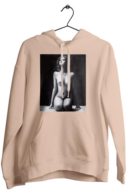 Жіноче худі з принтом "Краса тіла". Вигини жіночого тіла, грація тіла, груди, жіноче тіло, жіночі груди, краса тіла. 2070702