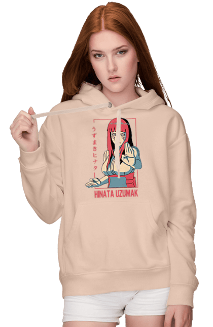 Women's hoodie with prints Naruto Hinata Hyuga. Anime, hinata, hinata hyuga, hyuga, manga, naruto. 2070702