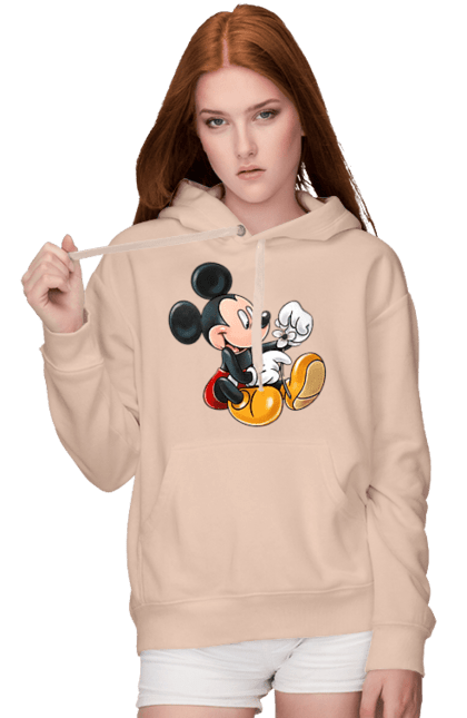 Жіноче худі з принтом "Міккі Маус". Mickey mouse, дісней, міккі, міккі маус, мультфільм. 2070702