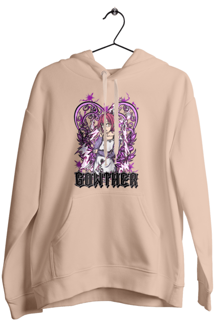 Women's hoodie with prints Seven Deadly Sins Gowther. Adventures, anime, comedy, fantasy, gowther, manga, seven deadly sins. 2070702