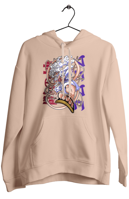 Women's hoodie with prints One Piece Luffy. Anime, luffy, manga, monkey de luffy, one piece, pirates. 2070702