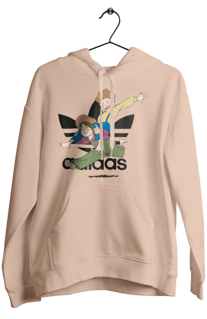 Жіноче худі з принтом "Adidas Том Соєр". Adidas, tom sawyer, адідас, книга, мультфільм, повість, пригоди, том соєр, том сойер. 2070702