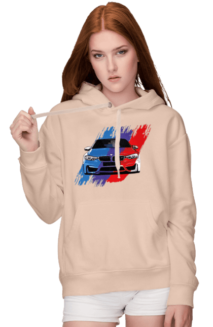 Women`s hoodie with prints BMW. Auto, bmw, bmw fan, fan club. 2070702