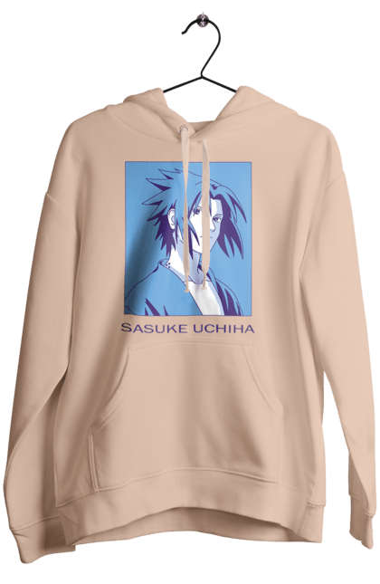 Women's hoodie with prints Naruto Sasuke Uchiha. Anime, manga, naruto, sasuke, sasuke uchiha, team 7, team number 7, uchiha. 2070702