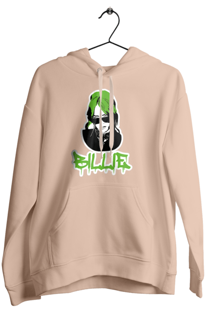 Жіноче худі з принтом "Billie Eilish". Активістка, біллі айліш, мизукант, права, співачка, тварини. 2070702