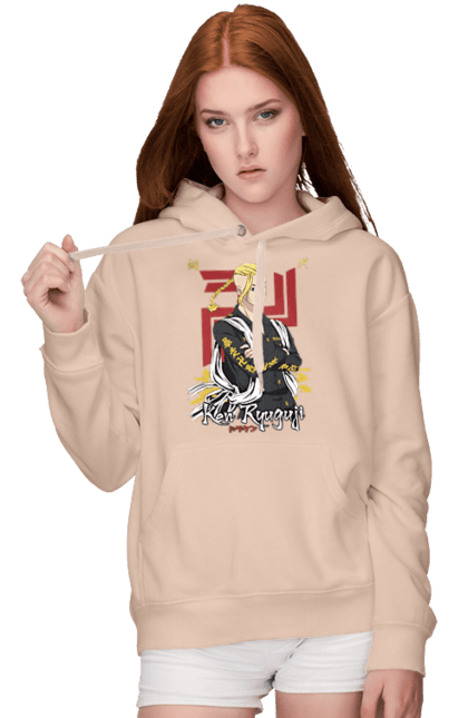 Women's hoodie with prints Tokyo Revengers Draken. Anime, draken, ken ryuguji, ken-chin, manga, serial, tokyo manji gang, tokyo revengers. 2070702