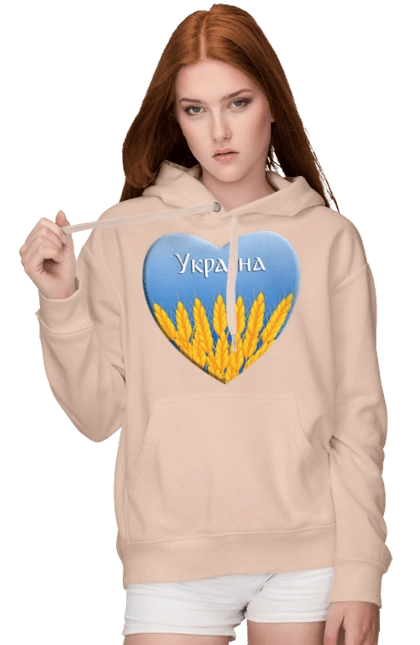 Серце з колосками Україна