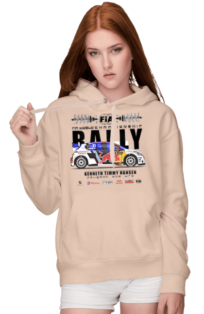 Women's hoodie with prints Red Bull Rally. Auto, automobile, car, race, rally, rally, red bull, redbull, sport. 2070702