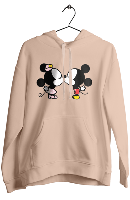 Жіноче худі з принтом "38". Mickey mouse, minnie mouse, дісней, міккі, міккі маус, мінні маус, мультфільм. 2070702