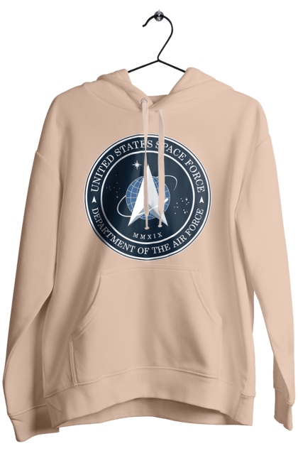 Women's hoodie with prints United States Space Force. Emblem, political, politics, space, space force, space travel, united states, ussf. 2070702