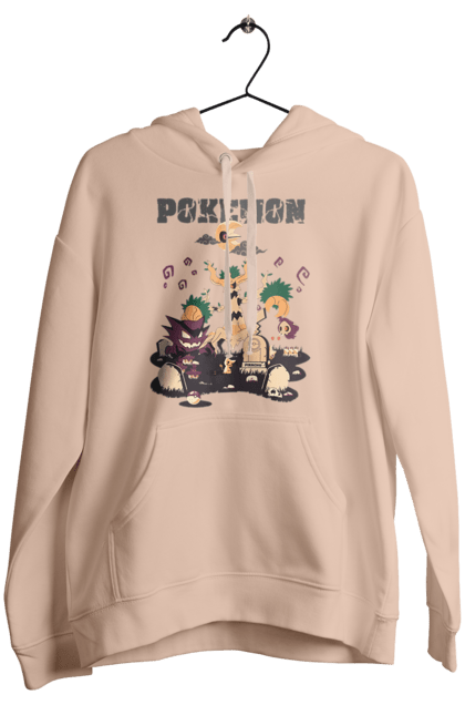 Women's hoodie with prints Pokemon. Anime, fushigibana, games, gengar, nintendo, pokemon, pokemon go. 2070702