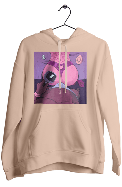 Women`s hoodie with prints Morning Coffee With Ass. Ass, coffee, naked, shorts. 2070702