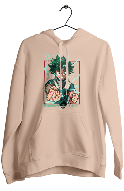 Жіноче худі з принтом "Моя академія героїв Мідорія". Izuku, midoriya, my hero academia, аніме, ізуку мідорія, манга, мідорія, моя геройська академія. 2070702