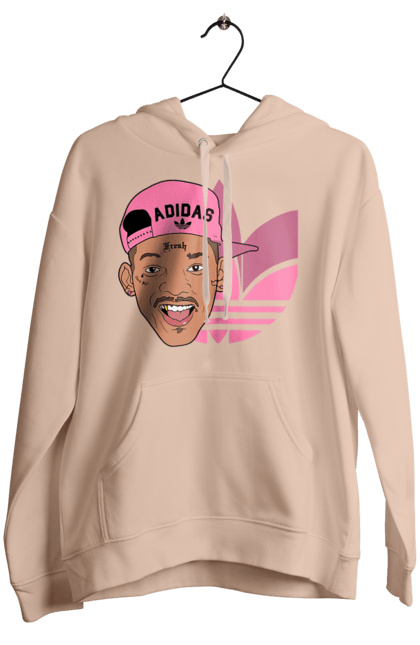 Women's hoodie with prints Adidas Will Smith. Actor, adidas, movie, role, will smith. 2070702