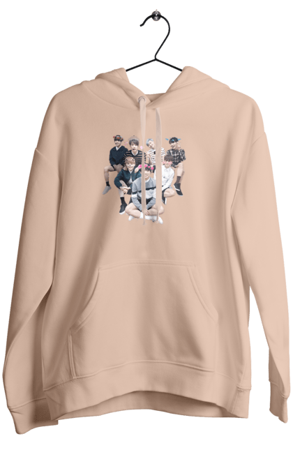 Жіноче худі з принтом "БТС". Bts, j-hope, jimin, jin, jungkook, k-pop, suga, к поп, корея. CustomPrint.market