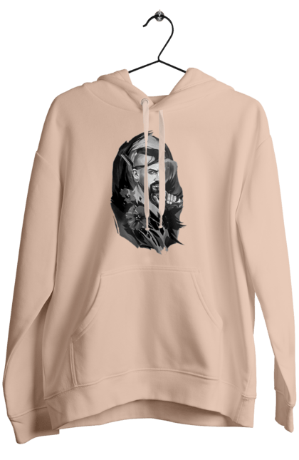 Women`s hoodie with prints Cossack. Cossack, forelock, good ukrainian, pistol, tickets, vusa. 2070702