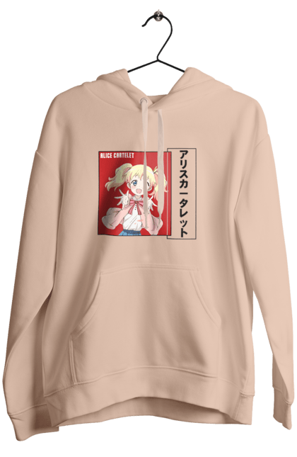 Women's hoodie with prints Kiniro Mosaic Alice Cartelet. Alice, alice cartelet, anime, gold mosaic, kiniro mosaic, kinmoza, manga. 2070702