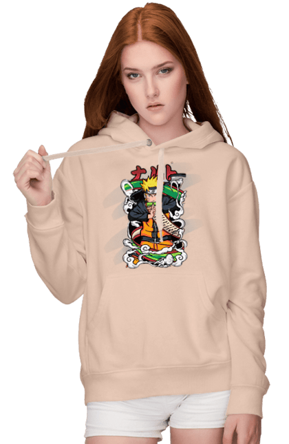 Women's hoodie with prints Naruto. Anime, character, manga, naruto, ninja, tv series. 2070702