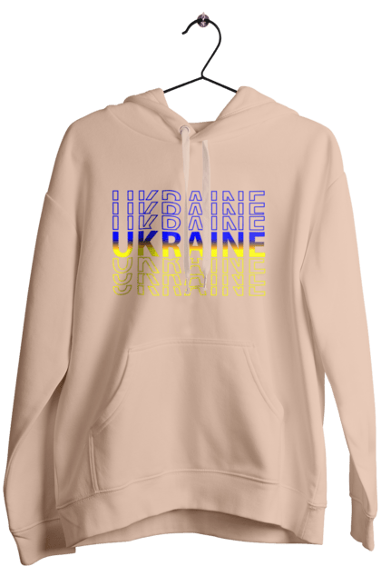 Жіноче худі з принтом "Україна". Герб, незалежність, прапор, україна. 2070702