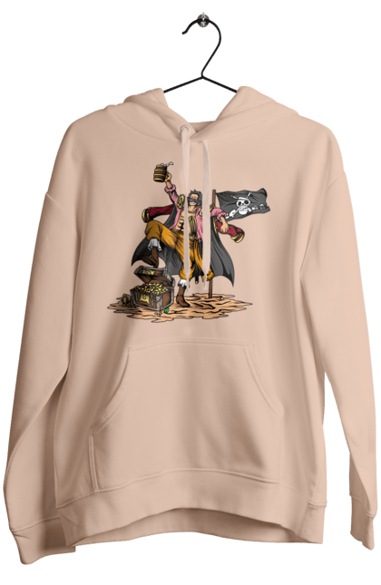 Women's hoodie with prints One Piece Gol D. Roger. Anime, gol d. roger, gold roger, manga, one piece, straw hat pirates. 2070702