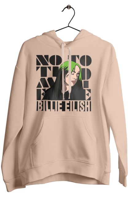 Жіноче худі з принтом "Біллі Айліш". Біллі айліш, логотип біллі айліш, принт біллі айліш, співачка біллі айліш. 2070702