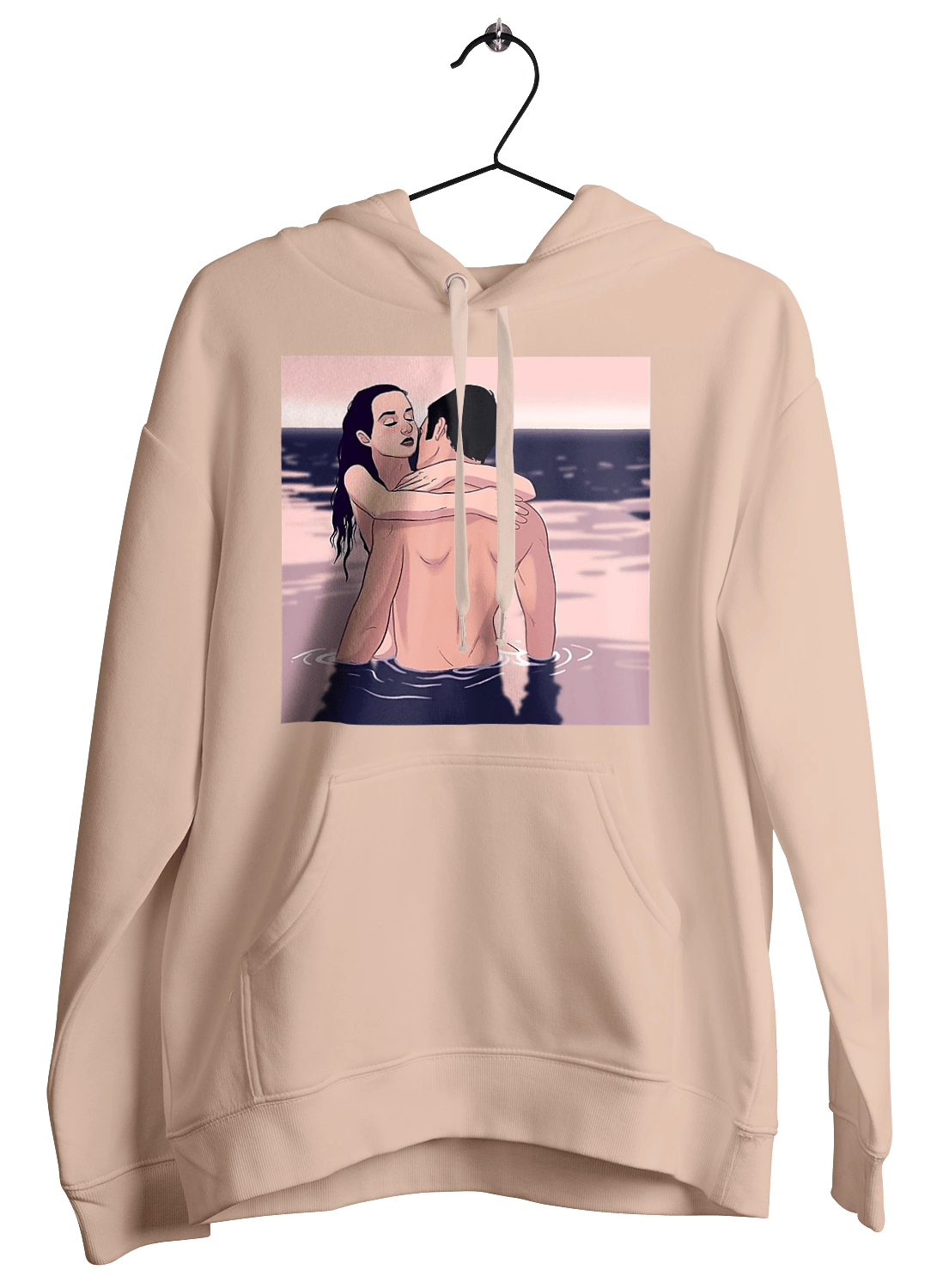 Парочка Обнимается В Реке