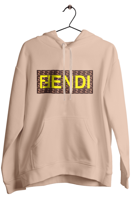 Жіноче худі з принтом "Fendi". Fendi, lvmh, бренд, будинок моди, італія, люкс, мода, одяг, сумка, фенді. 2070702