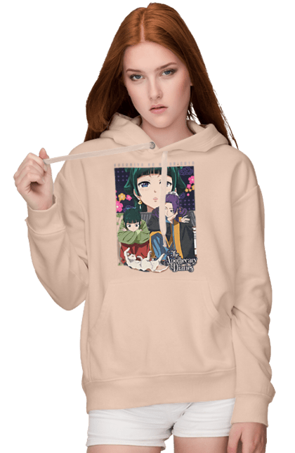 Women's hoodie with prints The Apothecary Diaries. Anime, apothecary diaries, jinshi, light novel, manga, maomao, pharmacist, pharmacist monologue. 2070702