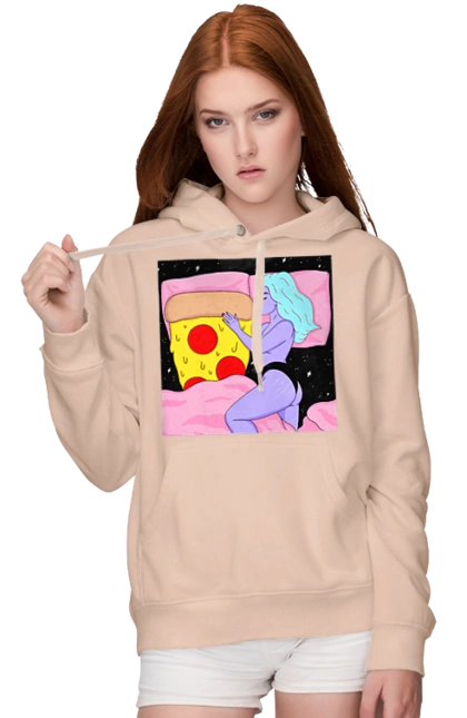 Фіолетова Дівчина І Піца