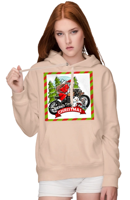 Санта на мотоциклі