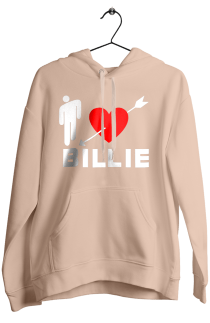 Жіноче худі з принтом "Біллі Айліш". Біллі айліш, логотип біллі айліш, принт біллі айліш, співачка біллі айліш. 2070702