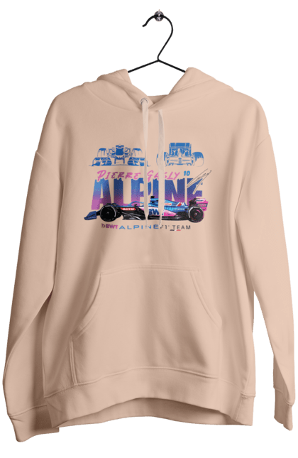 Women's hoodie with prints Alpine F1 Team. Alpine, alpine f1 team, auto, automobile, bwt, car, racing car. 2070702