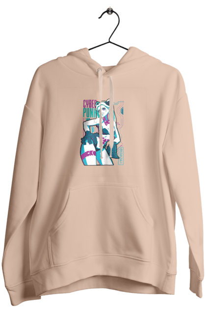 Women`s hoodie with prints Cyberpunk: Edgerunners Rebecca. Anime, cd project, cyberpunk, edgerunners, game, netflix, rebecca, video game. 2070702
