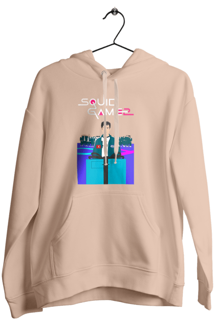 Women`s hoodie with prints Squid Game Seong Gi hun. 456, netflix, player 456, seong gi hun, seong gi-hun, squid game, tv series. 2070702