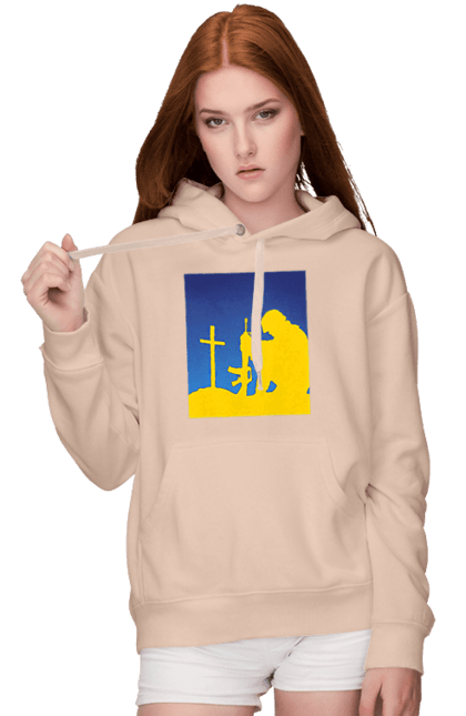 Жіноче худі з принтом "Патріот". Патриот, патриотизм, победа, свобода, украина, украинец. 2070702