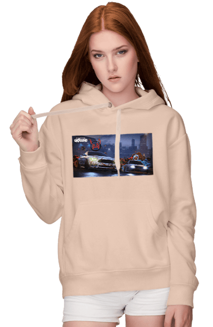 Жіноче худі з принтом "Need for Speed Unbound". Heat, need, need for speed, nfs, speed, unbound, нид, нфс, спид, фор. 2070702