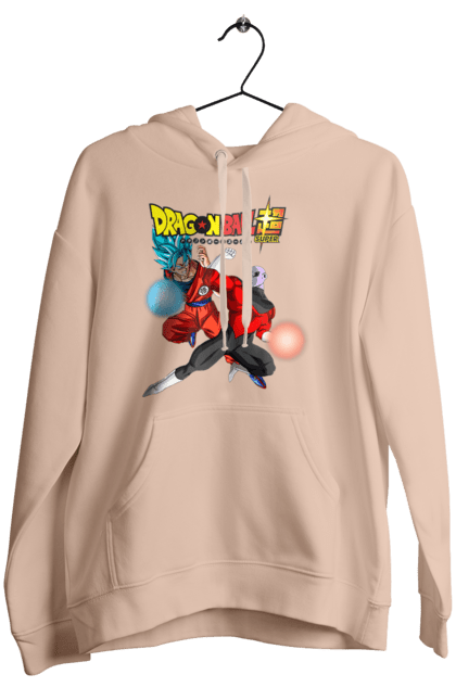 Women's hoodie with prints Dragon Ball Son Goku. Anime, dragon ball, goku, manga, son goku, tv series. 2070702