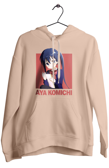 Women's hoodie with prints Kiniro Mosaic Aya Komichi. Anime, aya komichi, gold mosaic, kiniro mosaic, kinmoza, manga. 2070702