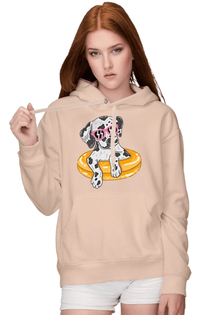 Dalmatian Swims In A Circle